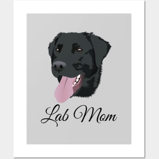 Black Labrador Mom Posters and Art